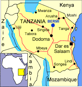 Map of Tanzania